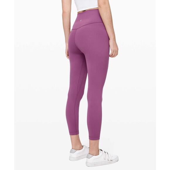 Lululemon Align Pant II 25" Size 2 Plum Nulu EUC - Picture 1 of 7